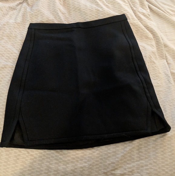 J Crew black wool mini skirt - Picture 3 of 5